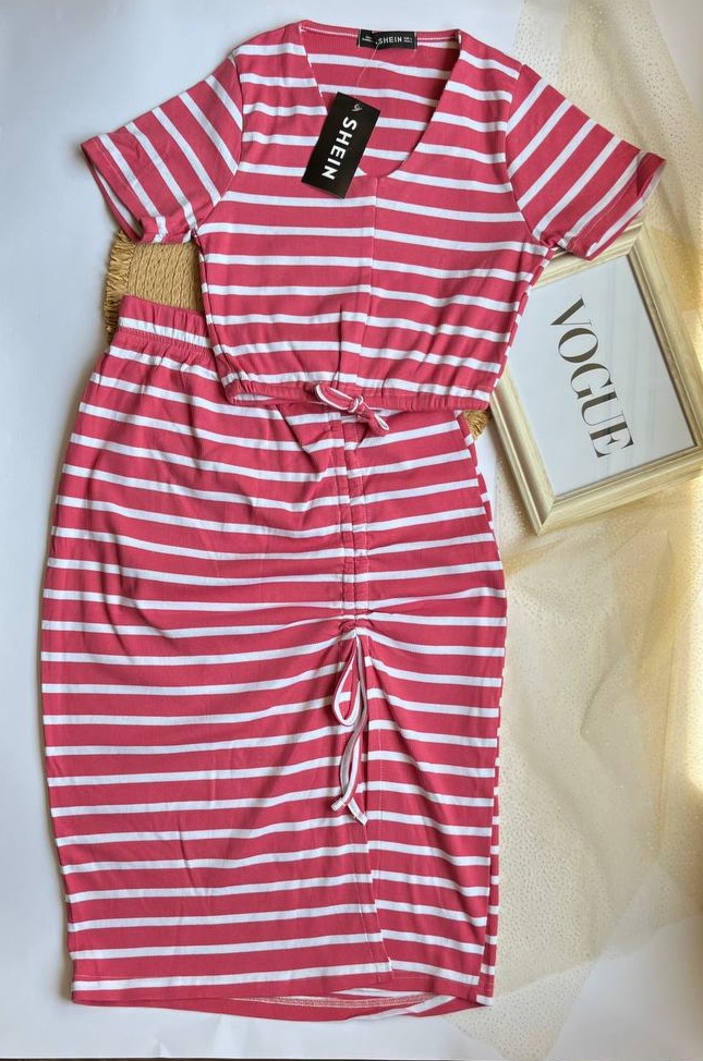 ست کراپ دامن کبریتی SHIEN